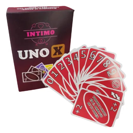 🔥 Cartas UNO X – Juego Erótico para Parejas | 56 Cartas Picantes | Juego Sexual + Penitencias 🔥 UNO X Erotic Card Game for Couples | 56 Spicy Cards | Sexual Game + Dares