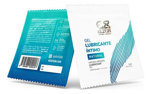 💧 Lubricante Neutro Elixir 5ml – Sachet Individual 💧 Neutral Lubricant Elixir 5ml – Single Sachet
