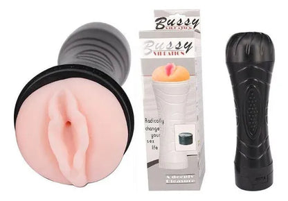 💋 Thunder Flash – Masturbador Stroker con Vibración | 7 Velocidades | Silicona Médica | 24 cm | Tipo Linterna - 💋 Thunder Flash – Vibrating Stroker Masturbator | 7 Speeds | Medical-Grade Silicone | 24 cm | Flashlight Style