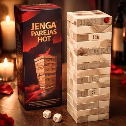 Jenga Parejas Hot – Juego de Mesa Sensual y Retos Eróticos  (Recomendado para SEO)