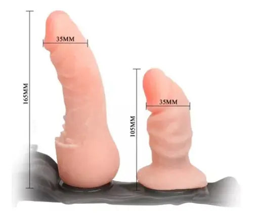 Arnés Doble Ultra Female Silicona – Conexión Total y Placer Compartido | Cinturón con dildo doble | Lesbiana Lesbico
