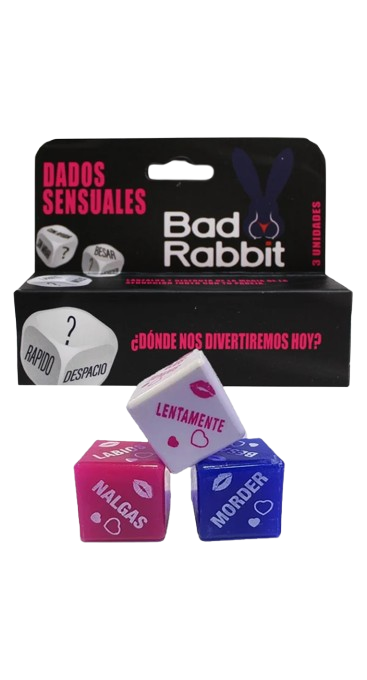 Dados Rabbit x3 Juego Sensual