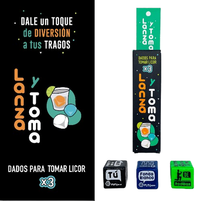 🎲 Juego de Dados “Lanza y Toma” | Retos Picantes y Tragos Divertidos 🎲 “Roll & Drink” Dice Game | Spicy Challenges & Fun Shots
