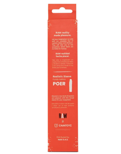 POER Penis Sleeve – 18.5 cm Realistic Brown Skin – Camtoyz Raw Series – POER Penis Sleeve – 18.5 cm Realistic Brown Skin – Camtoyz Raw Series