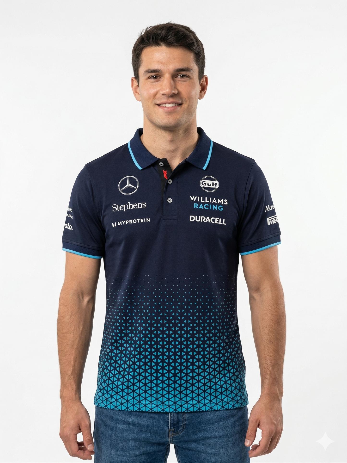 Camisa Polo F1 Williams Racing Mercedes-Benz | Patrocinios Oficiales