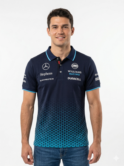 Camisa Polo F1 Williams Racing Mercedes-Benz | Patrocinios Oficiales