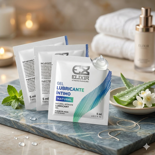 💧 Lubricante Neutro Elixir 5ml – Sachet Individual 💧 Neutral Lubricant Elixir 5ml – Single Sachet