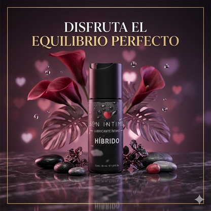 Lubricante Híbrido Sen Intimo 30ml Fórmula híbrida a base de agua y silicona natural
