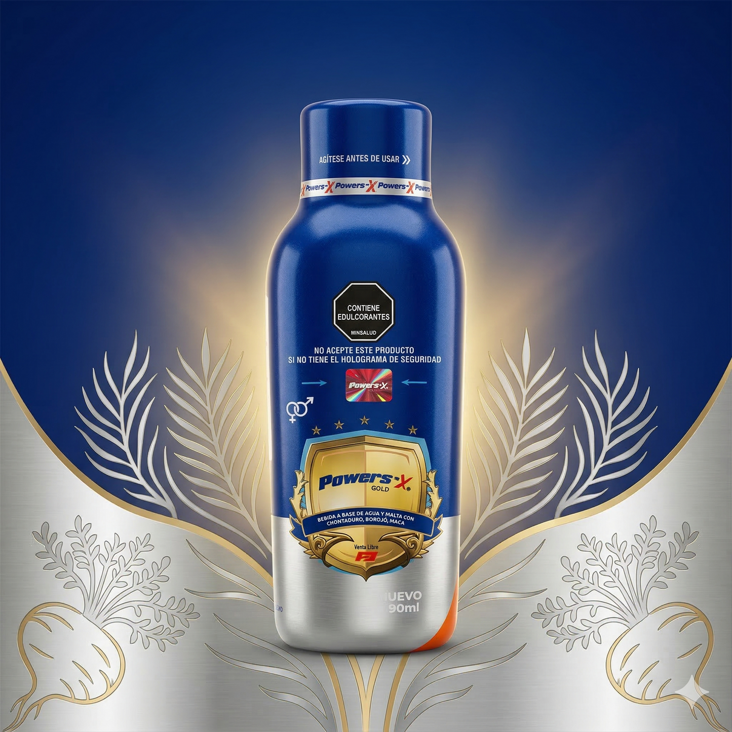 Potencializador Powersex Líquido 500 ml | Bebida Natural Potenciadora para el Desempeño Íntimo y la Confianza