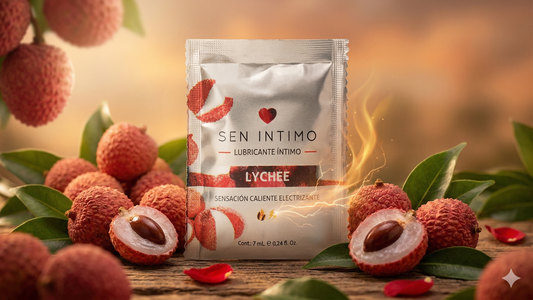 Lubricante Lychee Electrizante Caliente Sen Intimo de 7ml | Sachet | Sobre