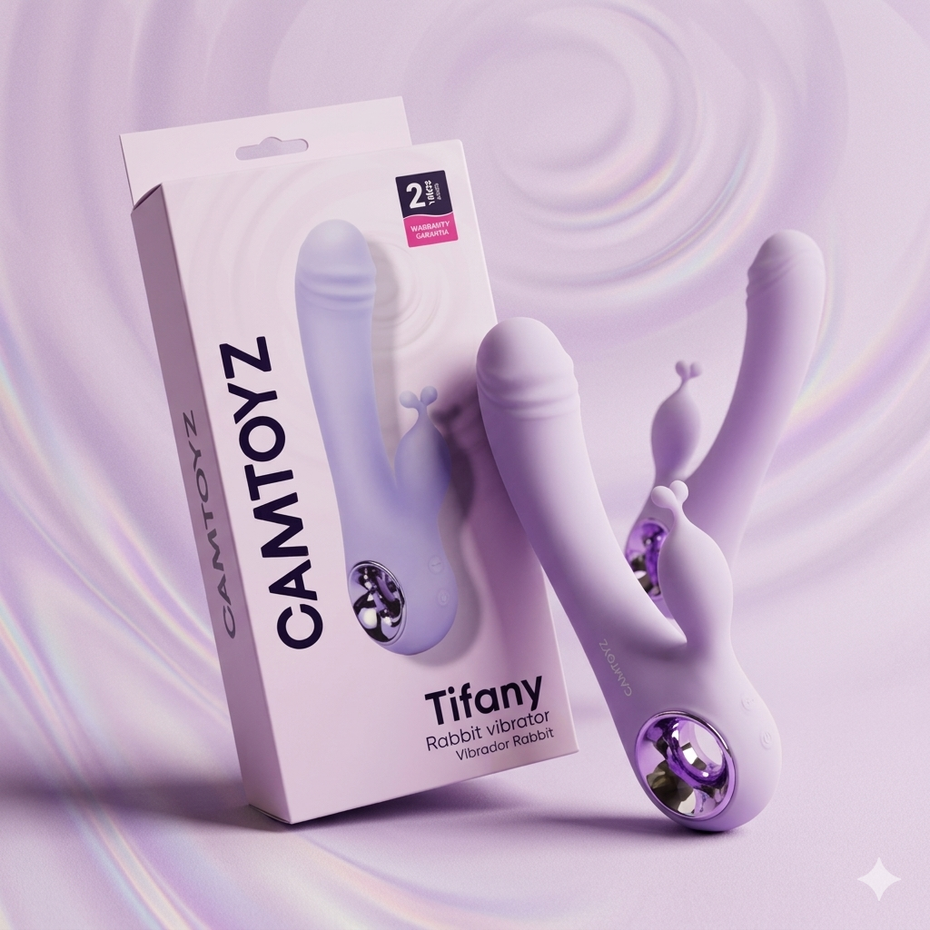 Vibrador Consolador Doble Estimulación Punto G y Cítoris Diseño Lujo Tifany