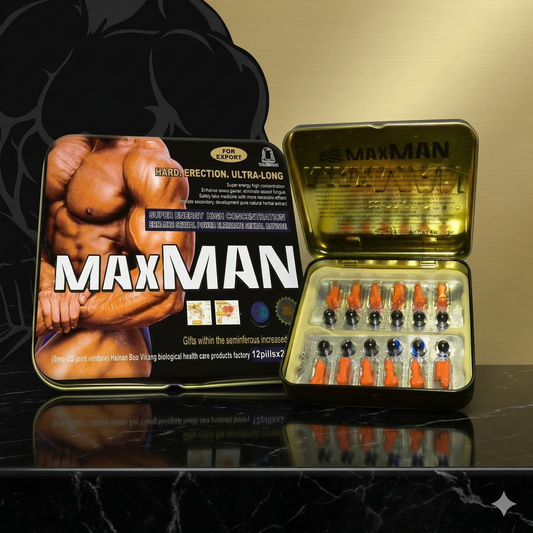 🔥 Max Man USA | Potenciador y Retardante Sexual Masculino | Energía, Potencia y Placer Duradero 🔥 Max Man USA | Male Sexual Enhancer & Delay Supplement | Energy, Power & Lasting Pleasure