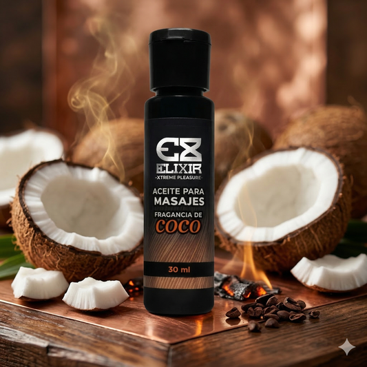 Aceite Masajes Fragancia de Coco Elixir 30ml
