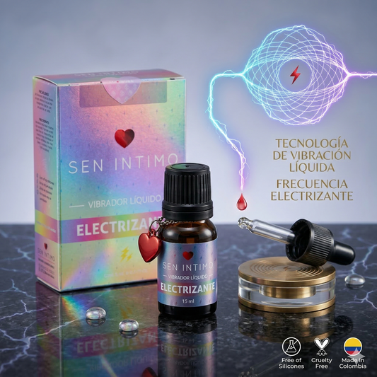 Vibrador Multiorgasmos Líquido Electrizante X 5 Ml Sen Intimo - Lubricante - Estimulante