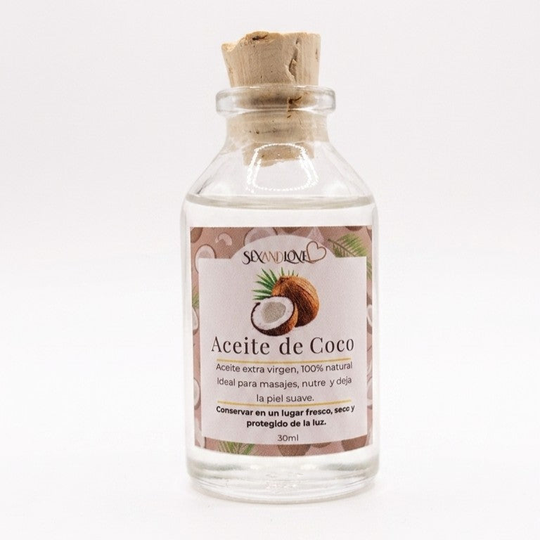Aceite de Coco Natural para Masajes – 30 ml