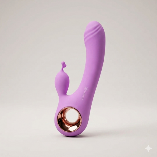 Vibrador Consolador Doble Estimulación Punto G y Cítoris Diseño Lujo Tifany