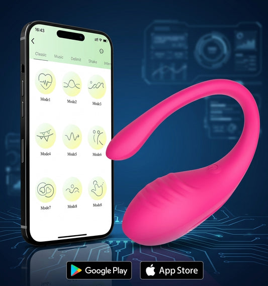 Huevo Vibrador Komodo Bluetooth – Estimulador Punto G, Clítoris y Próstata