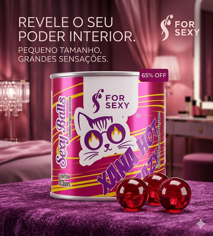 Pack 3 Bolinhas Excitantes For Sexy – Mix de Sensaciones (Vibra, Calienta y Enfría) Perlas