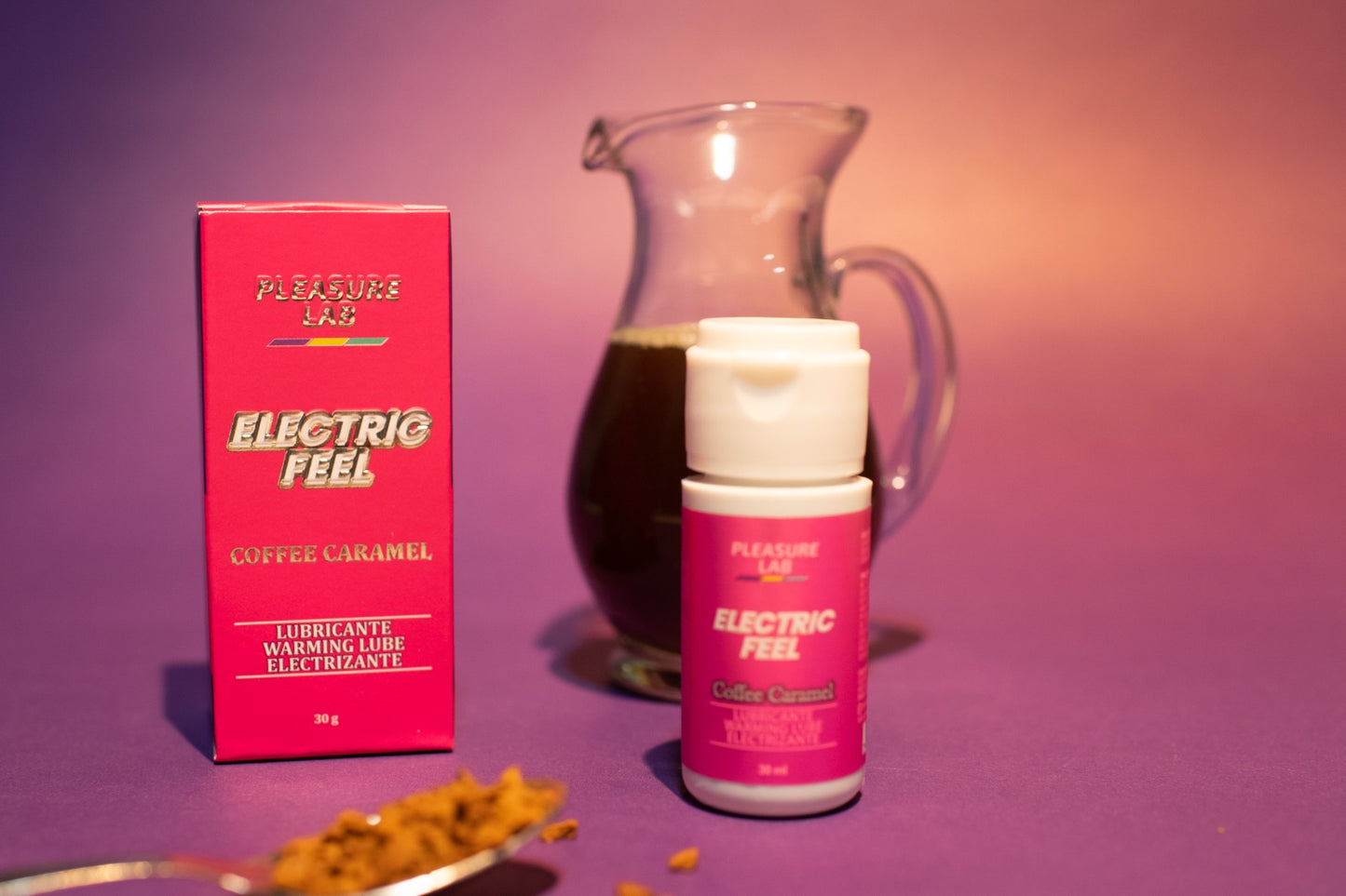 ☕ Lubricante Electrizante Sabor Café Caramelo Caliente Coffe Caramel 30ml Pleasure Lab