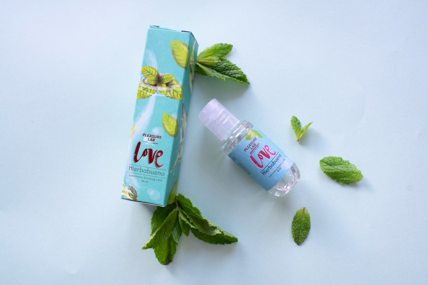🍃 Lubricante Hierbabuena Caliente 40ml Pleasure Lab