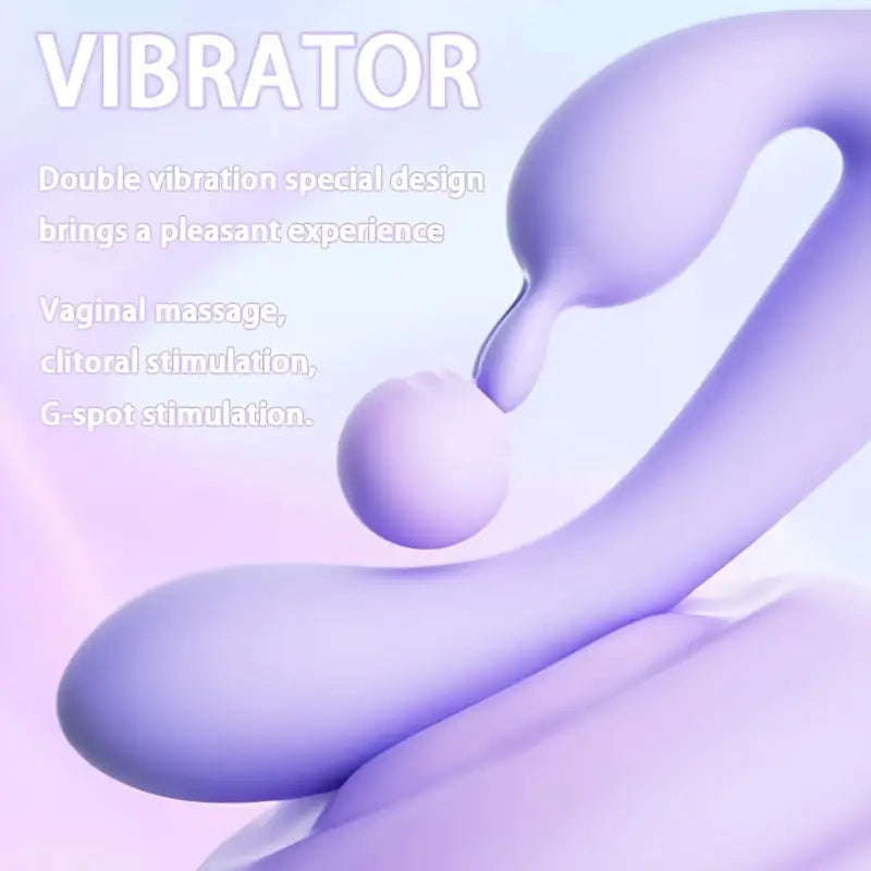 🌸 Vibrador Doble Clitorial y Punto G “Manila” 🌸 “Manila” Double Vibrator – Clitoral & G-Spot Stimulation