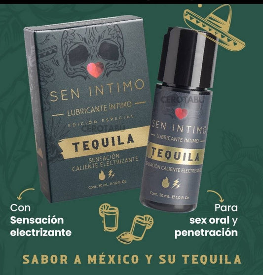 Sen Intimo Tequila de 30m Lubricante Electrizante Caliente