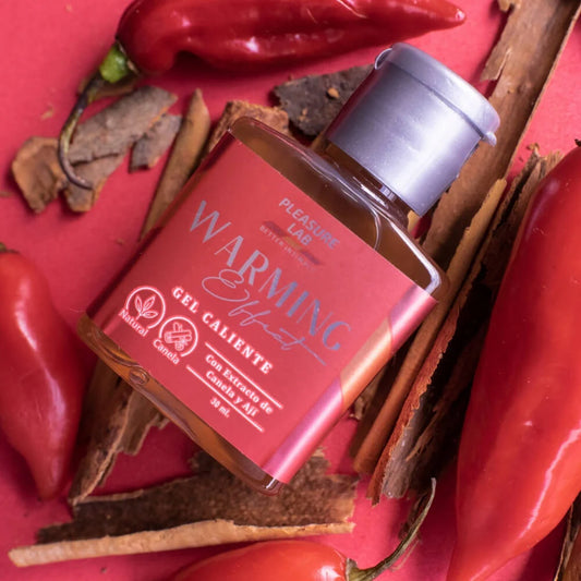 🌶️ Multiorgasmos Caliente Warming Effect con extracto de Canela y Aji 30ml Multiorgasmico Pleasure Lab