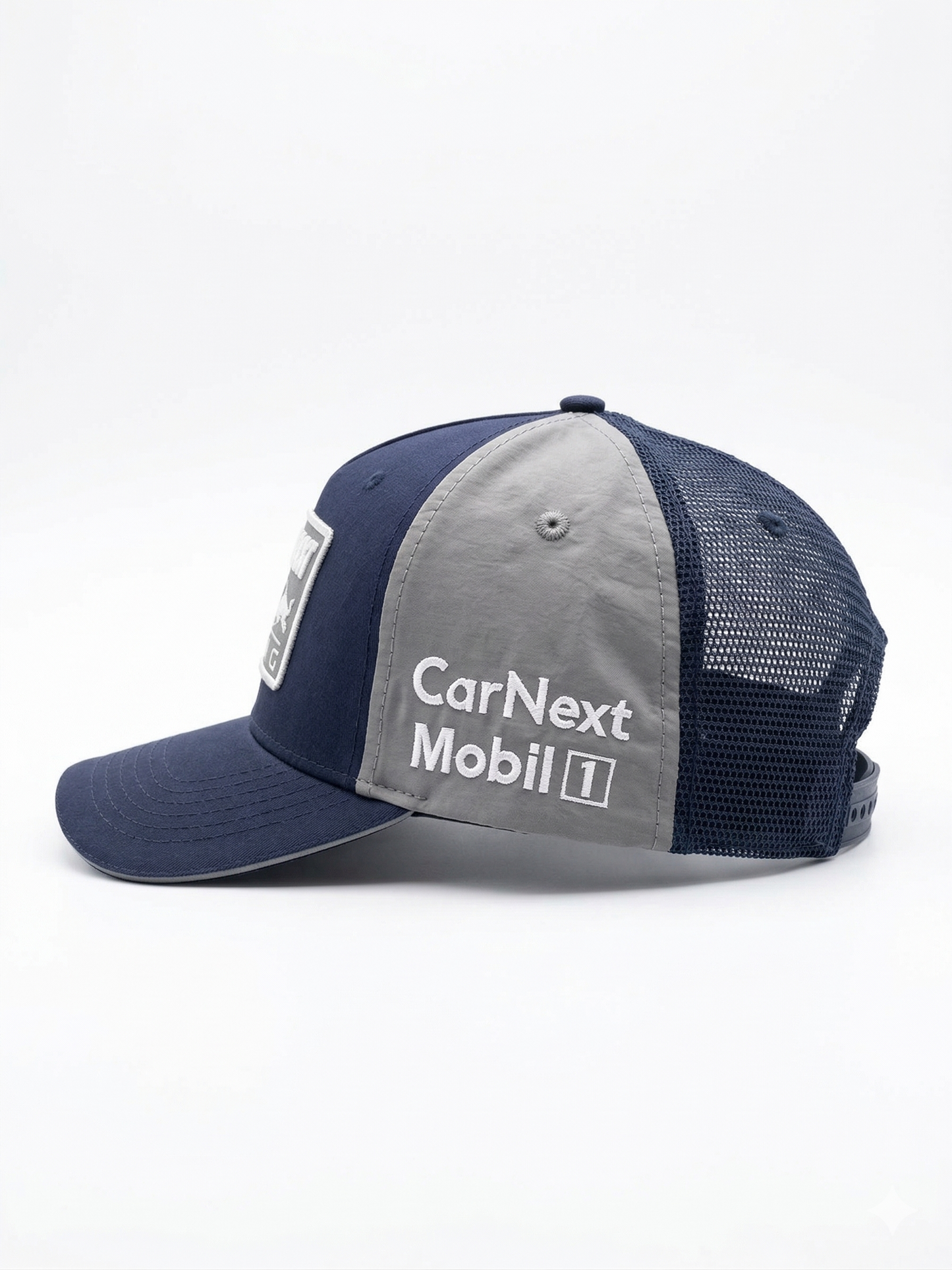 Gorra Oracle Red Bull Racing – Navy & Technical Grey – Edición Especial con Patrocinadores Oficiales