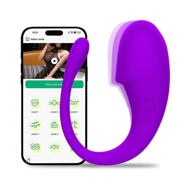 💜 Huevo Vibrador Komodo Bluetooth – Estimulador Punto G, Clítoris y Próstata💜 Komodo Bluetooth Egg Vibrator – G-Spot, Clitoral & Prostate Stimulator