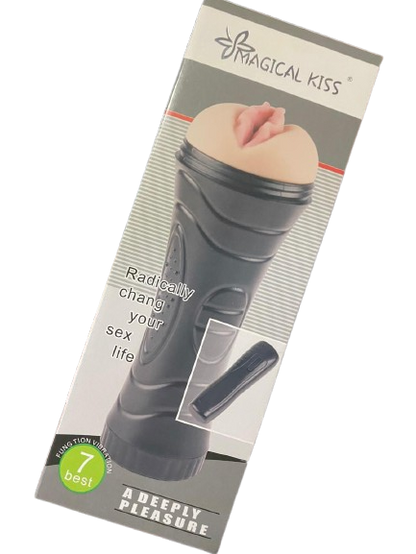 Masturbador Masculino Tipo Vagina con Vibración – 29 cm de Inserción y Diseño Discreto