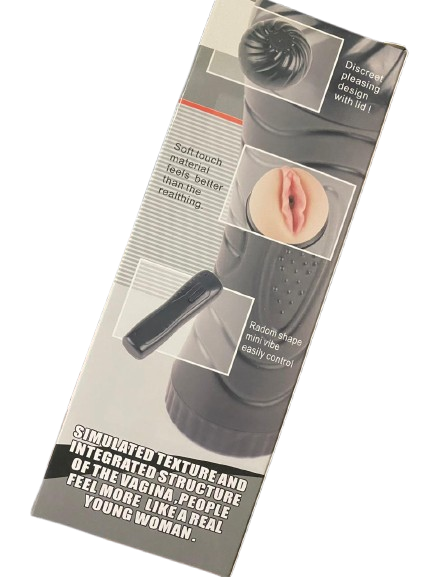 Masturbador Masculino Tipo Vagina con Vibración – 29 cm de Inserción y Diseño Discreto