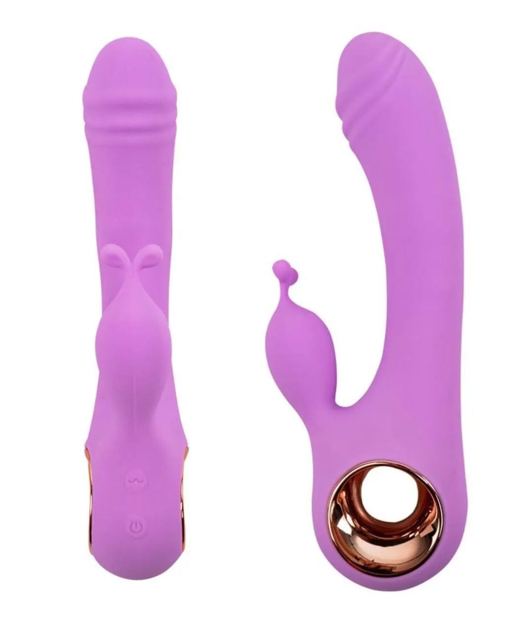 Vibrador Consolador Doble Estimulación Punto G y Cítoris Diseño Lujo Tifany