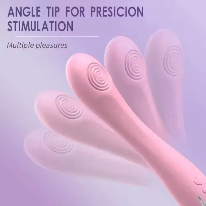 Vibrador Insertable y Externo Soft Cute Liso Color Azul