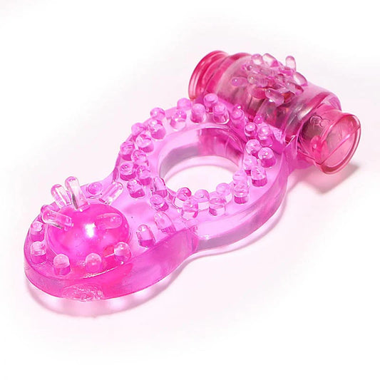 💍✨ Anillo Vibrador con Perla Estimuladora | Material Súper Suave | Pilas Incluidas 💍✨ Vibrating Ring with Stimulation Bead | Super Soft Material | Batteries Included