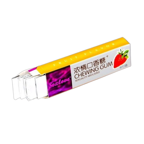 💗 Chicles Sex Love Estimulantes Femeninos | Goma de Mascar Multiorgásmica | 5 Unidades 💗