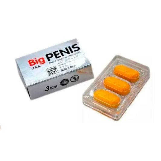 Big Penis USA x3 Pildoras Potenciador Masculino Pildoras