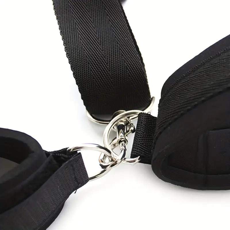 🖤 Mordaza con Tapón Bucal y Amarre de Muñecas | Juego BDSM de Sumisión Total 🖤 Ball Gag with Wrist Restraints | Complete BDSM Restraint Set