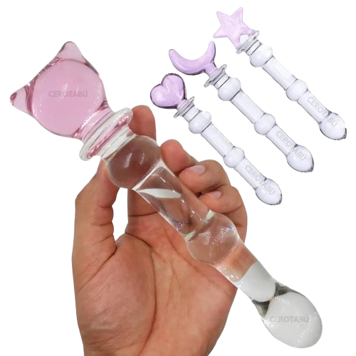 Dildo Vidrio Figuras 10cms