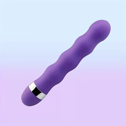 💜 Albert – Vibrador Dildo Morado | Anal y Vaginal | 4 Bolas | 18.5 cm | Velocidad Ajustable