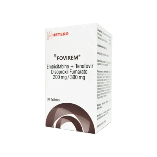 Fovirem 200/300mg Trtamiento pre-exposición de VIH x30