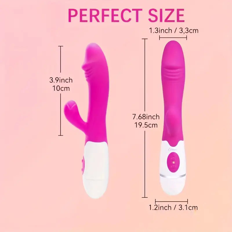 💋 Poseidón – Vibrador Dual Punto G y Clítoris | 30 Modos de Vibración | Silicona Médica | 2 Pilas AAA 💋 Poseidon – Dual G-Spot & Clitoral Vibrator | 30 Vibration Modes | Medical-Grade Silicone | 2 AAA Batteries