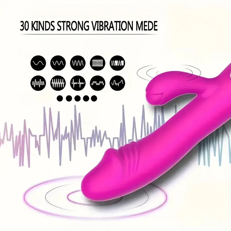 💋 Poseidón – Vibrador Dual Punto G y Clítoris | 30 Modos de Vibración | Silicona Médica | 2 Pilas AAA 💋 Poseidon – Dual G-Spot & Clitoral Vibrator | 30 Vibration Modes | Medical-Grade Silicone | 2 AAA Batteries