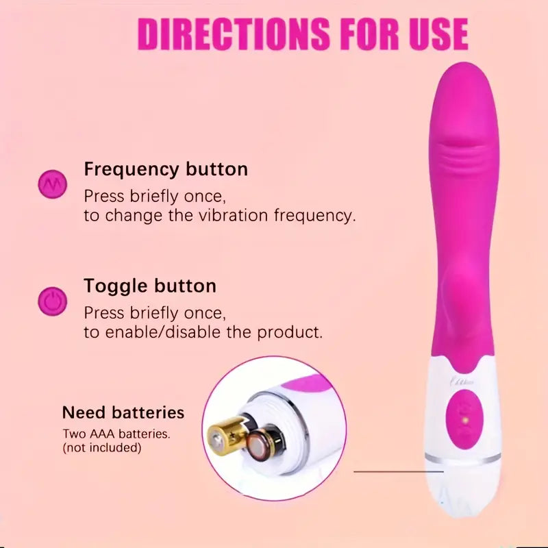 💋 Poseidón – Vibrador Dual Punto G y Clítoris | 30 Modos de Vibración | Silicona Médica | 2 Pilas AAA 💋 Poseidon – Dual G-Spot & Clitoral Vibrator | 30 Vibration Modes | Medical-Grade Silicone | 2 AAA Batteries