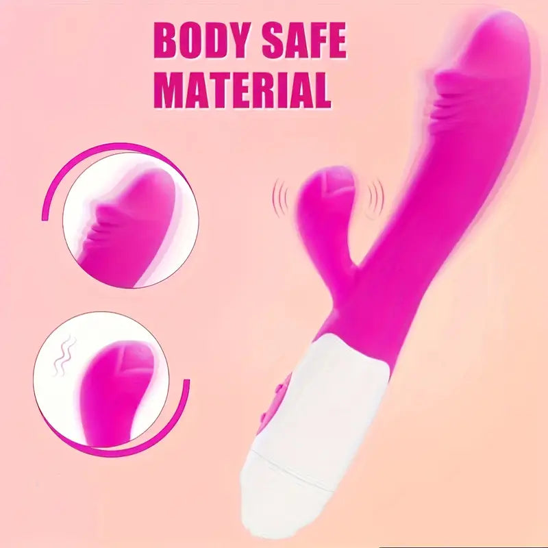 💋 Poseidón – Vibrador Dual Punto G y Clítoris | 30 Modos de Vibración | Silicona Médica | 2 Pilas AAA 💋 Poseidon – Dual G-Spot & Clitoral Vibrator | 30 Vibration Modes | Medical-Grade Silicone | 2 AAA Batteries