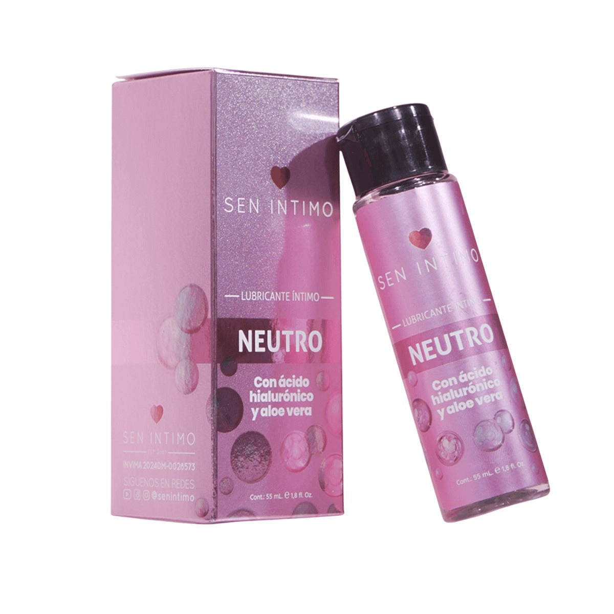 Lubricante Neutro con Acido Hialurónico 55ml Sen Intimo