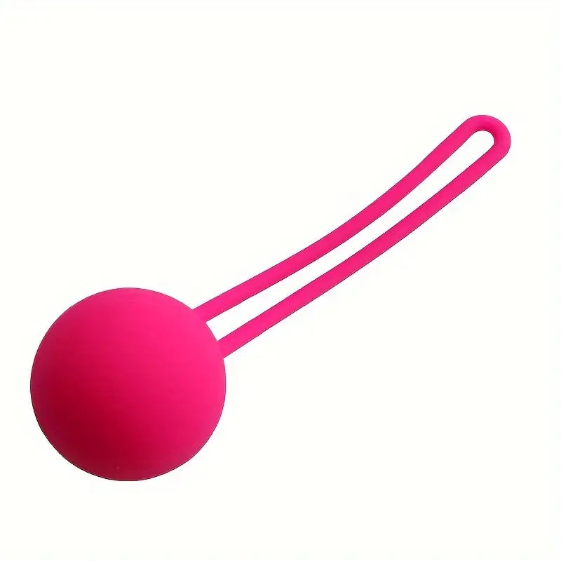 🌸 Bola Kegel Vaginal de Silicona – Fortalece, Estimula y Aumenta el Placer | 12 cm x 3.5 cm | Textura Suave y Lavable🌸 Kegel Vaginal Ball – Strengthen, Stimulate & Enhance Pleasure | 12 cm x 3.5 cm | Soft Silicone, Hand Washable