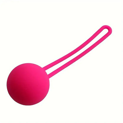 🌸 Bola Kegel Vaginal de Silicona – Fortalece, Estimula y Aumenta el Placer | 12 cm x 3.5 cm | Textura Suave y Lavable🌸 Kegel Vaginal Ball – Strengthen, Stimulate & Enhance Pleasure | 12 cm x 3.5 cm | Soft Silicone, Hand Washable