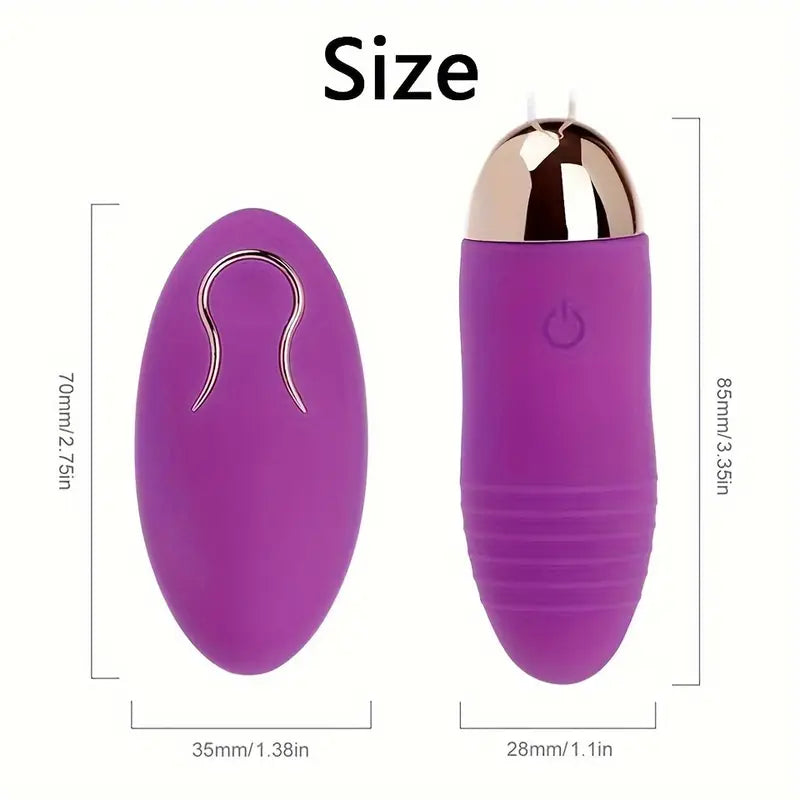 💗 Huevo Vibrador Inalámbrico Bala USB LOLY – 20 Frecuencias | Control Remoto | Recargable USB | Silencioso y Potente - 💗 LOLY Wireless Vibrating Egg Bullet – 20 Vibration Modes | USB Rechargeable | Remote Control | Quiet & Powerful