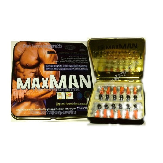 MaxMan x24 Potenciador Masculino Americano USA