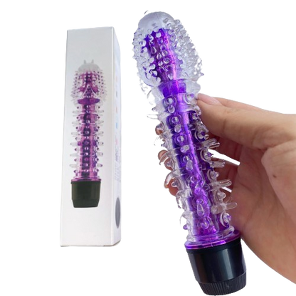 💋 Pillow Ribbed – Vibrating Dildo with Soft Ridges | 16 cm x 3.5 cm | ABS + Flexible Gel | 1 Vibration Mode 💋 Pillow Ribbed – Vibrating Dildo with Soft Ridges | 16 cm x 3.5 cm | ABS + Flexible Gel | 1 Vibration Mode